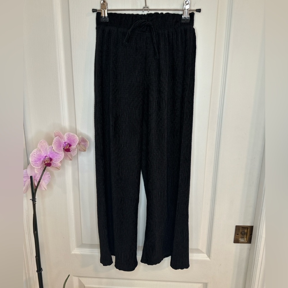 Zara Girls Wide Leg Corduroy Casual Pants (8)